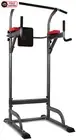 Everfit Weight Bench Adjustable Chip Pull up Bar Rack Dip Bars Gym Lifting FID B
