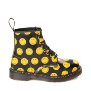 NEW Dr. Martens x Smiley 1460 8-Eye Boot Black