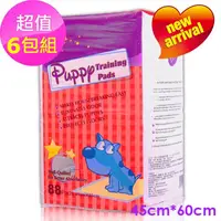 在飛比找PChome24h購物優惠-【Huppy】哈比狗狗訓練尿布墊【6包裝 88片/包 45c