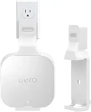 Wall Mount Holder for eero Pro 6e & eero Pro 6 Mesh Wi-Fi System, Outlet Mounting Brackets Compatible with eero Pro 6/ 6E Mesh Wi-Fi Router