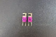 2 PK 70 AMP MINI ANL FUSES NICKEL PLATED INLINE AFC AFS BLADE AUTO CAR MANL70