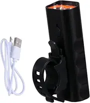 EXHUMKY USB Bike Light Front Headlight Night Riding Flashlight with High Brightness Lightweight and Portable for Cycling Practical Design