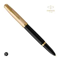 在飛比找蝦皮商城優惠-【PARKER】派克 51型 復刻 金蓋黑桿 18K 鋼筆 