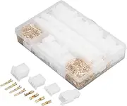 Copper Male Female Crimp Connector Set Terminal 580Pcs Wiring Connection Kit Insulated Block Light Weight Compact Size Workshop Home