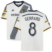 Steven Gerrard LA Galaxy Authentic Autographed Home Jersey