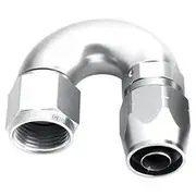 Aeroflow 550 Series Cutter Style Swivel 180° Stepped Hose End -10AN to -8 Hose, AF556-08-10S
