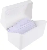 SEWACC 50pcs Flashcards with Storage Box Lined Portable Notepads for Vocabulary Practice Categorization Multi Use Study Environments