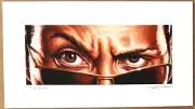DWAYNE "THE ROCK" JOHNSON EWAF GICLEE PRINT S/N JASON EDMISTON SOLD OUT WWE