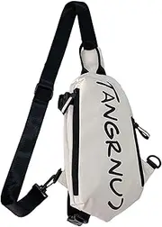 [yuksok] Men Women Chest Pack Cross Body Bag Casual Wallet Tote Shoulder Bag Fanny Pack for Traveling Shopping Walking Fishing Outside