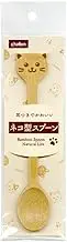 Tanaka Chopstick Shop Chaton Cat Shaped Spoon, 6.3 inches (16 cm), Bamboo, Easy to Hold, Small, Small, Mini, Lotus, Stylish, Easy to Eat, Curry, Pot, Fried Rice, Chinese Bowl, Soup, Cereal, Cat Goods,