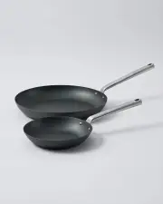 MAKO Black Steel 20cm & 31cm Frying Pan Duo