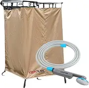 KickAss Fold Out Shower Tent & Change Room with Rechargeable Portable Lithium Shower
