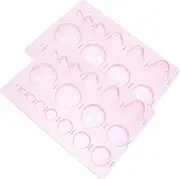 2pcs Paper Quilling Tool Strong Quilling Plates DIY Paper Craft Molds Half Ball Dome Plates for Artwork