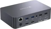 AV Access Docking Station KVM Switch 2 Monitors 2 Laptops, 4K KVM Dual Monitor,