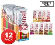 Maxine' S Burn Protein Bars *1 Boxes of 12-pack* DIFFERENT FLAVOURS - 12 pack