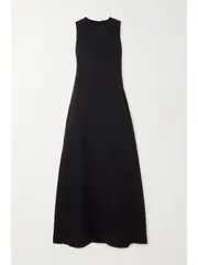 [The Row] The Row - Eno Silk-crepe Maxi Dress - Black - US2 US 2 Black