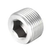 Hex Countersunk Plug - Stainless Steel Pipe Fitting 3/4NPT Male Thread Socket