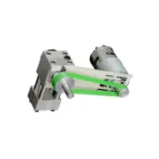 DIY Mini Table Saw Spindle Thread Liftable Small Cutting Machine w/ 795 DC Motor