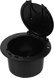 TOPPERFUN Practical Rv Accessory Round Wire Hatch Cover Cable Mount Rv Cord Storage Box