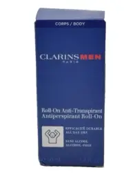 CLARINS MEN ANTIPERSPIRANT ROLL ON ALCOHOL FREE 50 ML./ 1.7 OZ. NEW IN BOX