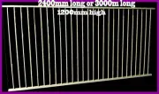 Aluminium 2400Longx1200high. Cerified Primrose Flat Top Pool Fencing UNBEATABLE