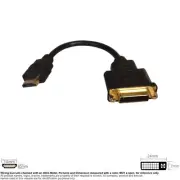 Adapter Video HDMI Male DVI 24 +5 29 Pin Female 8" Anbear TAD37