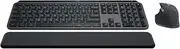 Logitech MX Keys S Combo - Performance Wireless Keyboard and Mouse with Palm Rest, Customizable Illumination, Fast Scrolling, Bluetooth, USB C, for Windows, Linux, Chrome, Mac