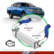 SAAS Silicone Intercooler Blue Pipe Kit suits Mitsubishi Triton 2.4L MQ-MR
