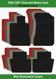 Lloyd Velourtex Front & Rear Row Carpet Mats for '06-07 Chevrolet Monte Carlo (for: Chevrolet)