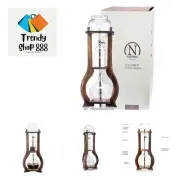 Iced Coffee Cold Brew Drip Tower Coffee Maker Wooden, 6-8 cup