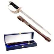 Windlass Miniature Infantry Sword with Leather Scabbard (Kings Cypher)