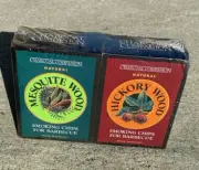 Charcoal Companion Natural Mesquite & Hickory Wood Smoking chips for BBQ