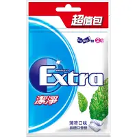 在飛比找蝦皮商城優惠-Extra 潔淨無糖口香糖(薄荷口味) 62g【家樂福】