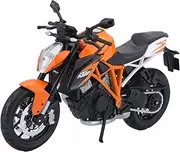 [Bauer Spielwaren] 2049745 KTM 1290 Super Duke R: Genuine Motorbike Model 1:12 Scale with Suspension and Side Stand Orange -513065