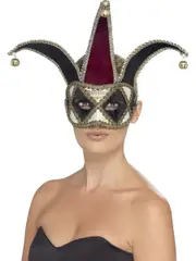 Gothic Venetian Harlequin Eye Mask