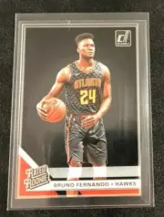 2019/20 Panini Clearly Donruss Rated Rookie BRUNO FERNANDO Hawks RC #82