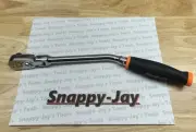 Snap-on Tools USA NEW ORANGE 3/8" Drive Soft Grip Bent Flex Head Ratchet FHBF80A