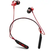 Portable Wireless bluetooth Earphone Stereo Bass Sports Outdoor Headset Headphones With Mic RED COLOR