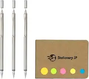 Pilot Birdy Switch Multi Pen, Ballpoint Pen 0.7mm Black Ink + Mechanical Pencil 0.5 mm, 3-pack, Sticky Notes Value Set