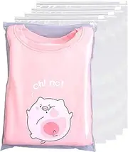 ATB-Foger 30Pcs Transparent Resealable Bag Reusable Zip Lock Bags Perforated Ziploc Bags for Clothes, Shoes, Cosmetics 40 x 30cm