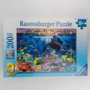 OCEANIC LIFE Ravensburger Puzzle 200 XXL Pc #126637 2010 NEW SEALED