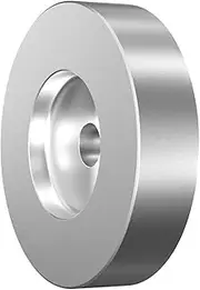AsrMyjcx 45 RPM Turntable Adapter Vinyl Adapter Sound Stable Solid Aluminum Stabilizer for Professional DJ