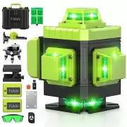 Laser Level Self Leveling - Elikliv 200ft Robust Indoors 4D Green Cross Line ...