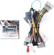 16 Pin Car Radio Power Cable Compatible for Honda Odyssey 2009-2014 Wiring Harness and Canbus Box Android Radio Multimedia No 2DIN