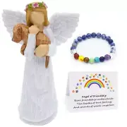 Angel of Friendship Dog Memorial – Pet Sympathy Gift for Loss of Dog