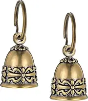 Pack of 2 Brass Bells for Cats and Dogs Small Cats Dog Bells Pet Tracker Vintage Brass Hanging Bells Brass Collar Pendant Garden Ornaments for Home Door Decoration
