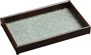 Decorative Tray - Jewellery Tray for Decor,Decorative Tray for Home Decor, Fruit Serving Tray Begonia Embossing for Coffee Table Decor Centerpiece Kitchen Counter