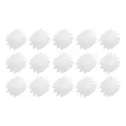 15Pcs Plastic Gears 10 Teeth Plastic Shaft Gears 102AA for RC DIY Robot White