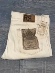 Rare 2008 Ralph Lauren RRL Double RL Bootcut Jean Pant Distressed Vintage 34