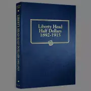 Whitman US Barber / Liberty Half Dollar Coin Album 1892 - 1915 #9124